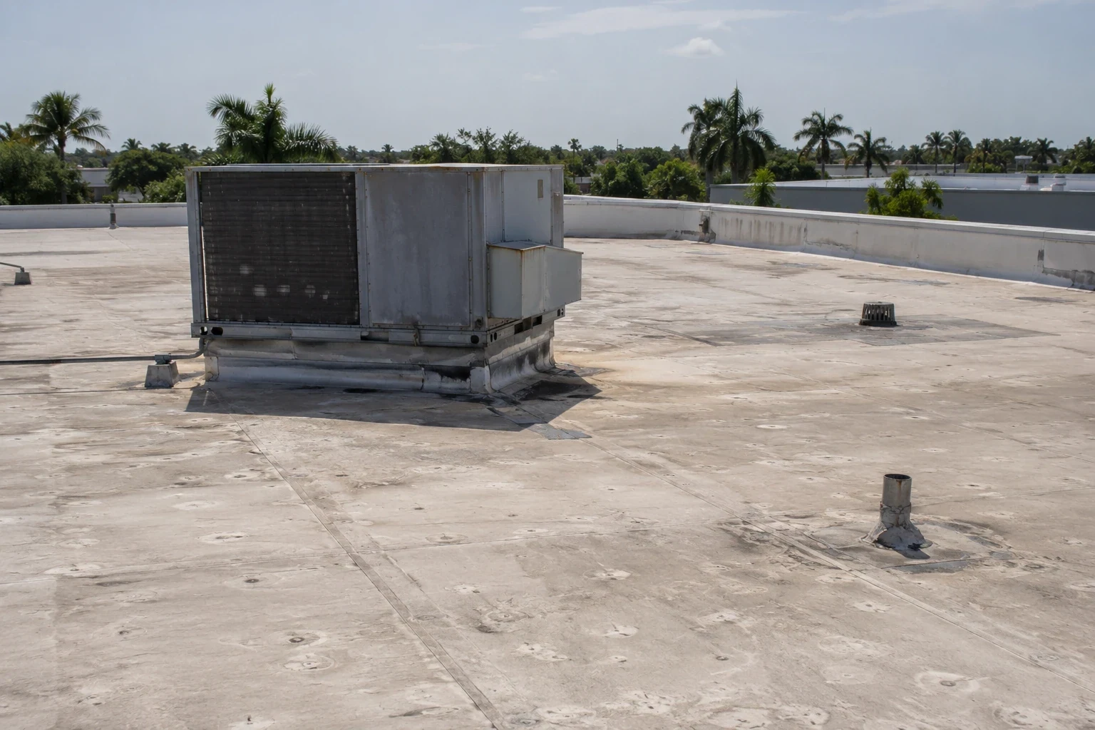 Commercial Hail Damage Roof Repair in Pearland, TX Commercial Hail Damage Roof Repair in Pearland, TX