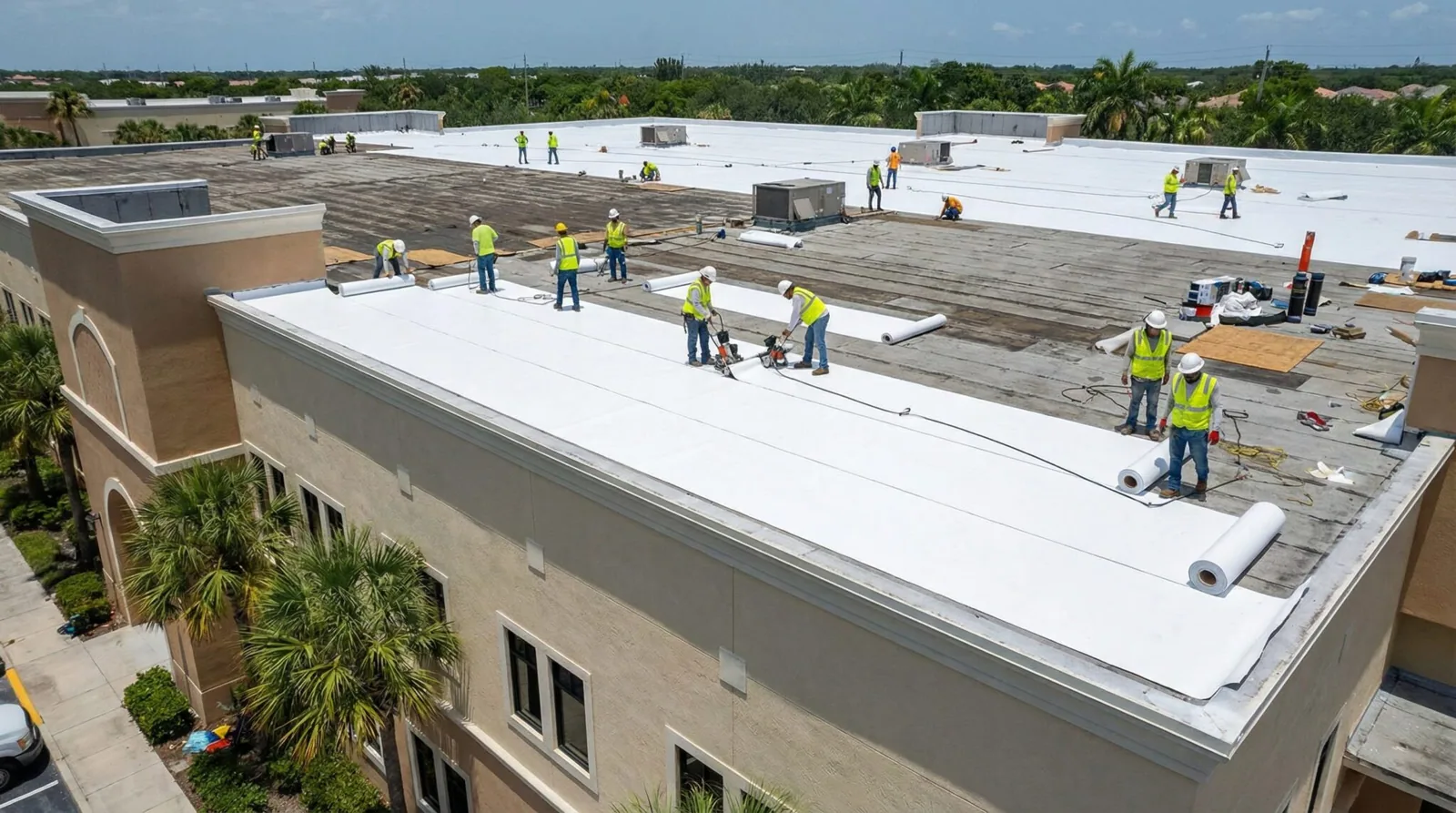 EPDM Commercial Roofing in Pearland, TX