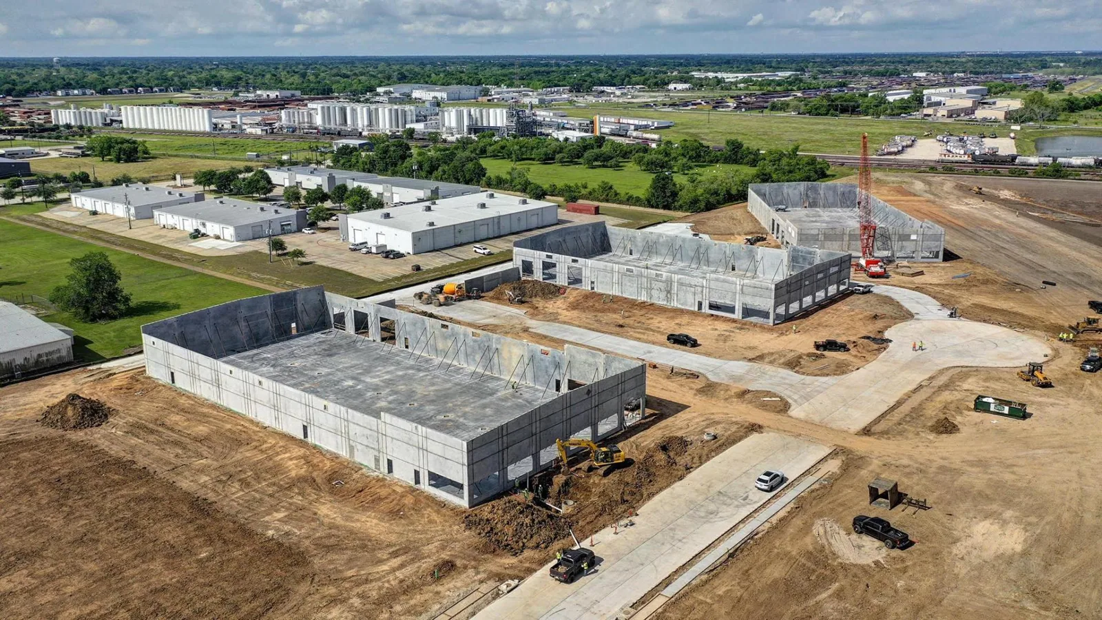 Commercial Roofing in Pearland’s SH 35 Industrial Development Area, TX