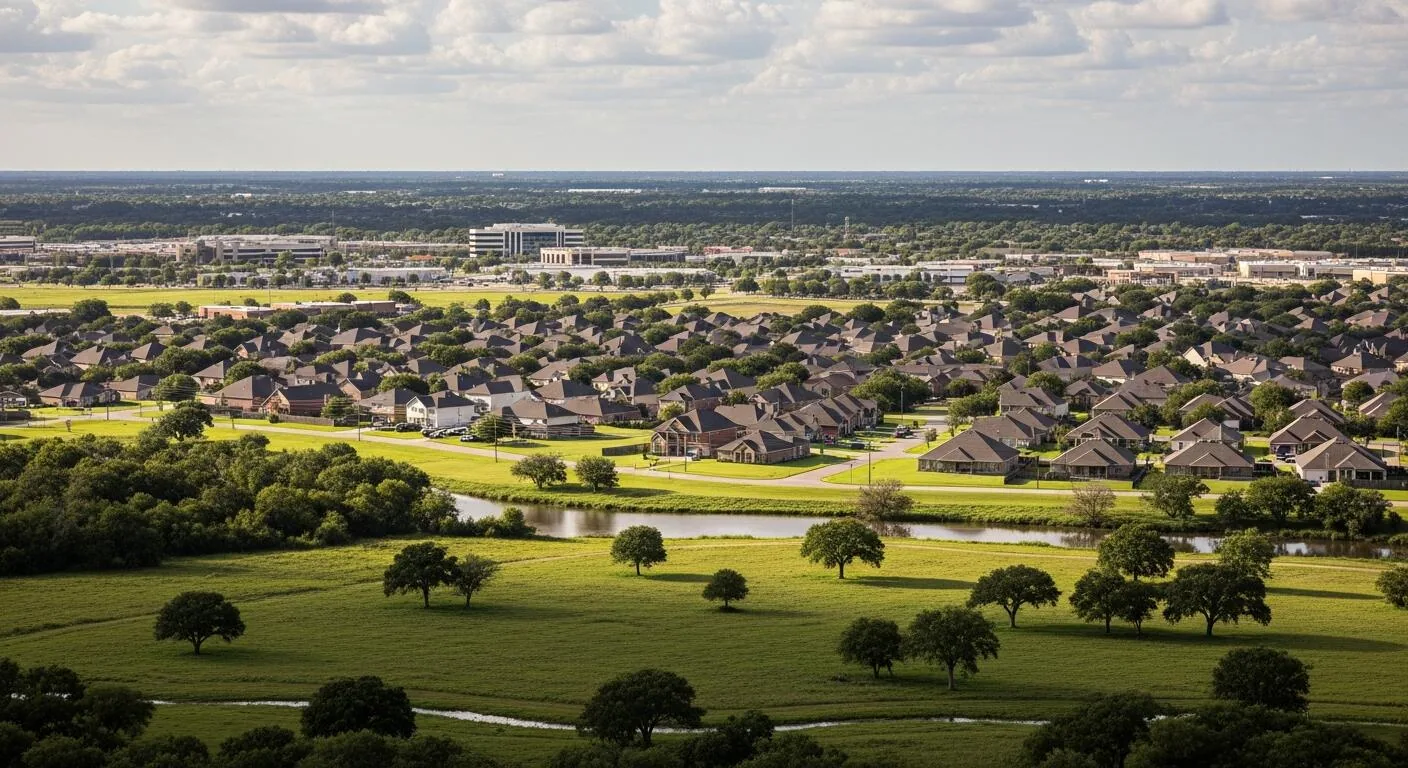 Commercial Roofing in the Shadow Creek Ranch Commercial District, Pearland, TX