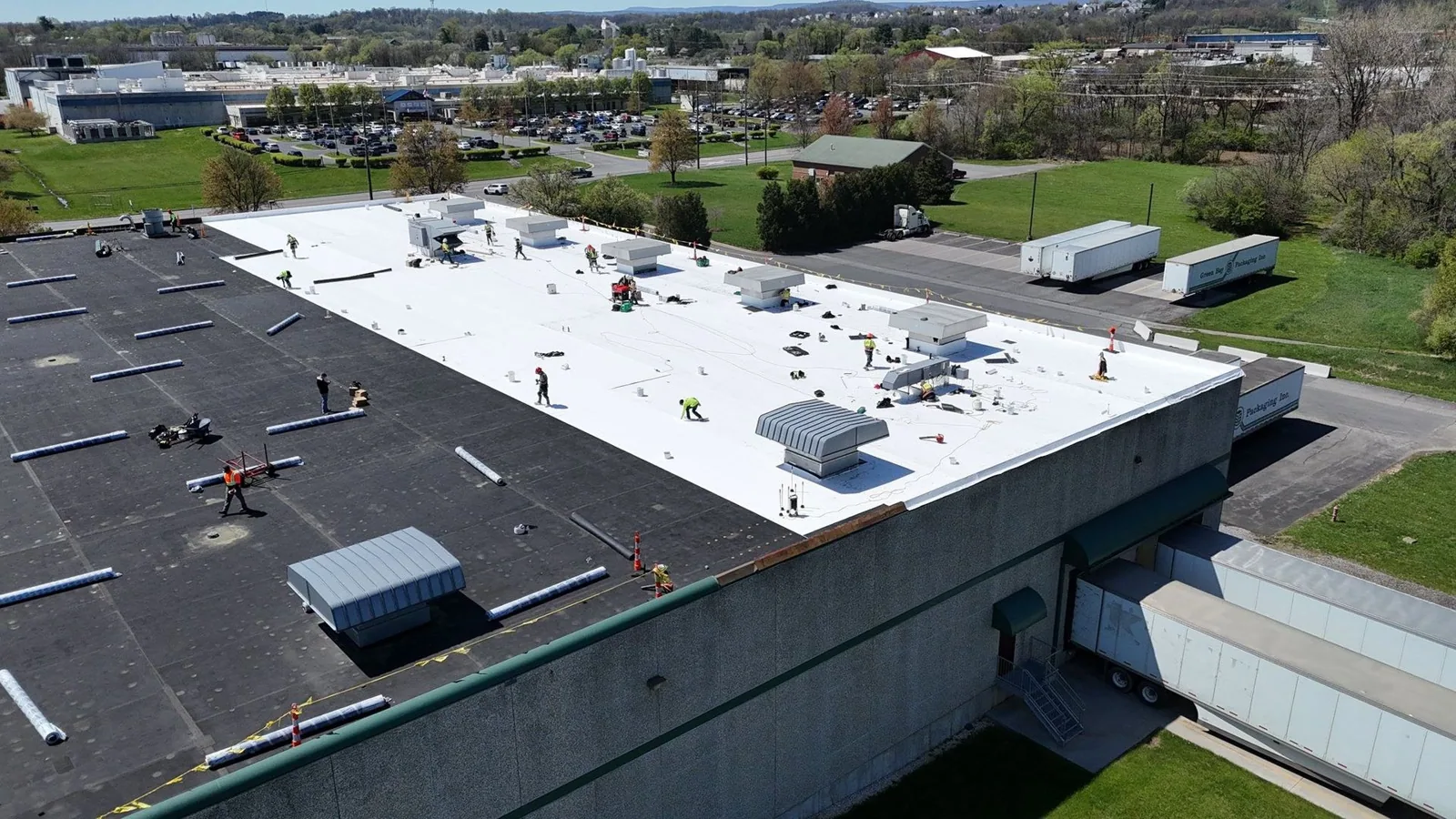 Commercial Cool Roof Installation in Pearland, TX