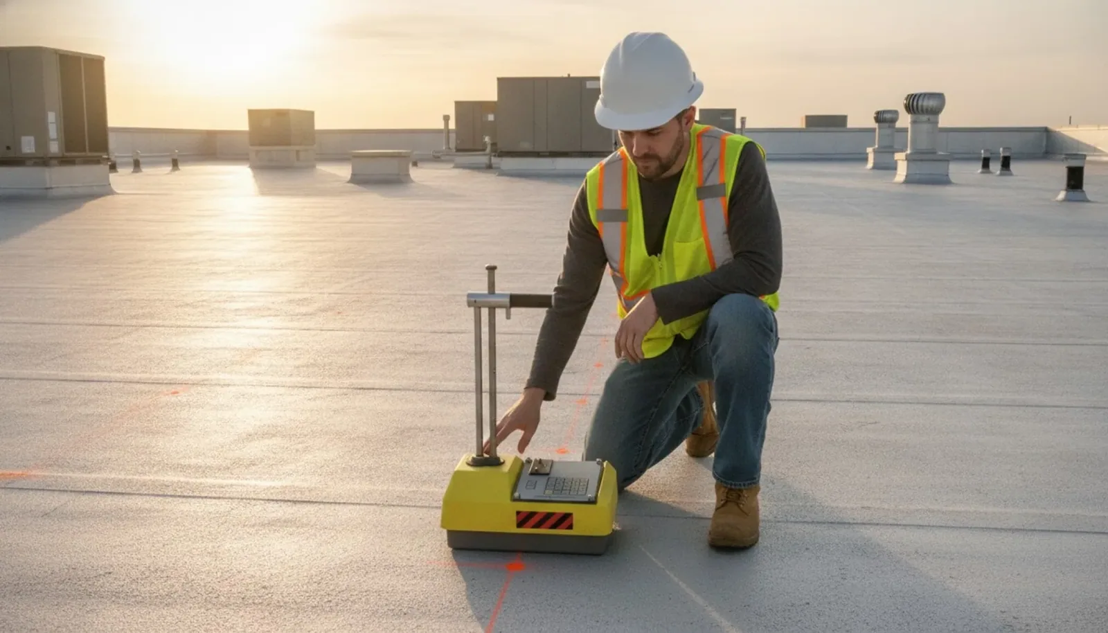 Infrared Roof Moisture Survey in Pearland, TX